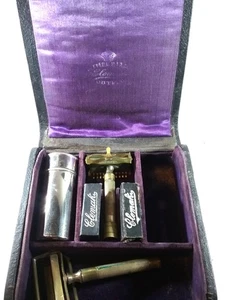 CLEMAX Safety RAZOR Set--Set is missing strop and brush tube - Picture 1 of 8