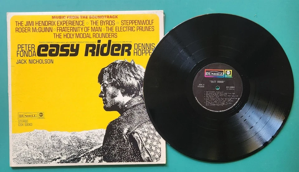 Easy Rider Soundtrack Dunhill Records DSX-50063 Ultrasonic Clean 1st pressing - Image 1 of 1