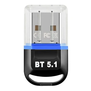 BT5.1 Adapter 3Mbps Strong Stability Drive Free BT Transmitter Computer USB A CB - Afbeelding 1 van 12