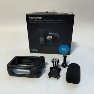 GoPro - Media Mod Compatible with HERO13 Black/HERO12 Black/HERO11 Black/HERO10 - Picture 1 of 3