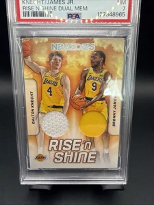 Bronny James Dalton Knecht 2024-25 Panini Rise N Shine Dual Memorabilia RSD-DBL - Picture 1 of 4