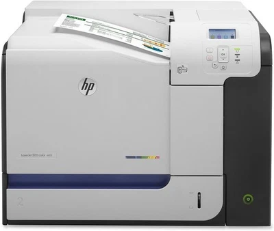 HP LASERJET ENTERPRISE 500 COLOR M551N NETWORK USB A4 COLOR LASER PRINTER CF081A - Image 1 of 4
