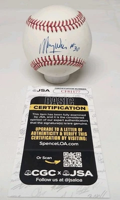 Maury Wills Signed Rawlings Official National League Baseball JSA COA DODGERS A1 - Image 1 of 4