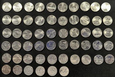 Complete Set Of America The Beautiful Quarters - 56 Uncirculated National Parks - Image 1 of 4