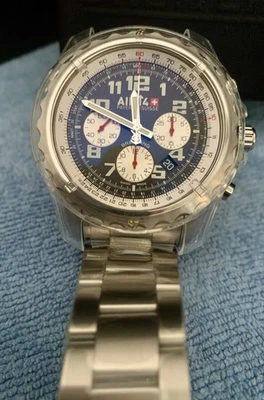 BREITLING Chronospace Special Edition  AIR 14 "100 Anni Aviazione Svizzera" - Immagine 1 di 4