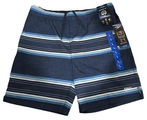 Herrenshorts Speedo blau gestreift XL - Bild 1 von 7