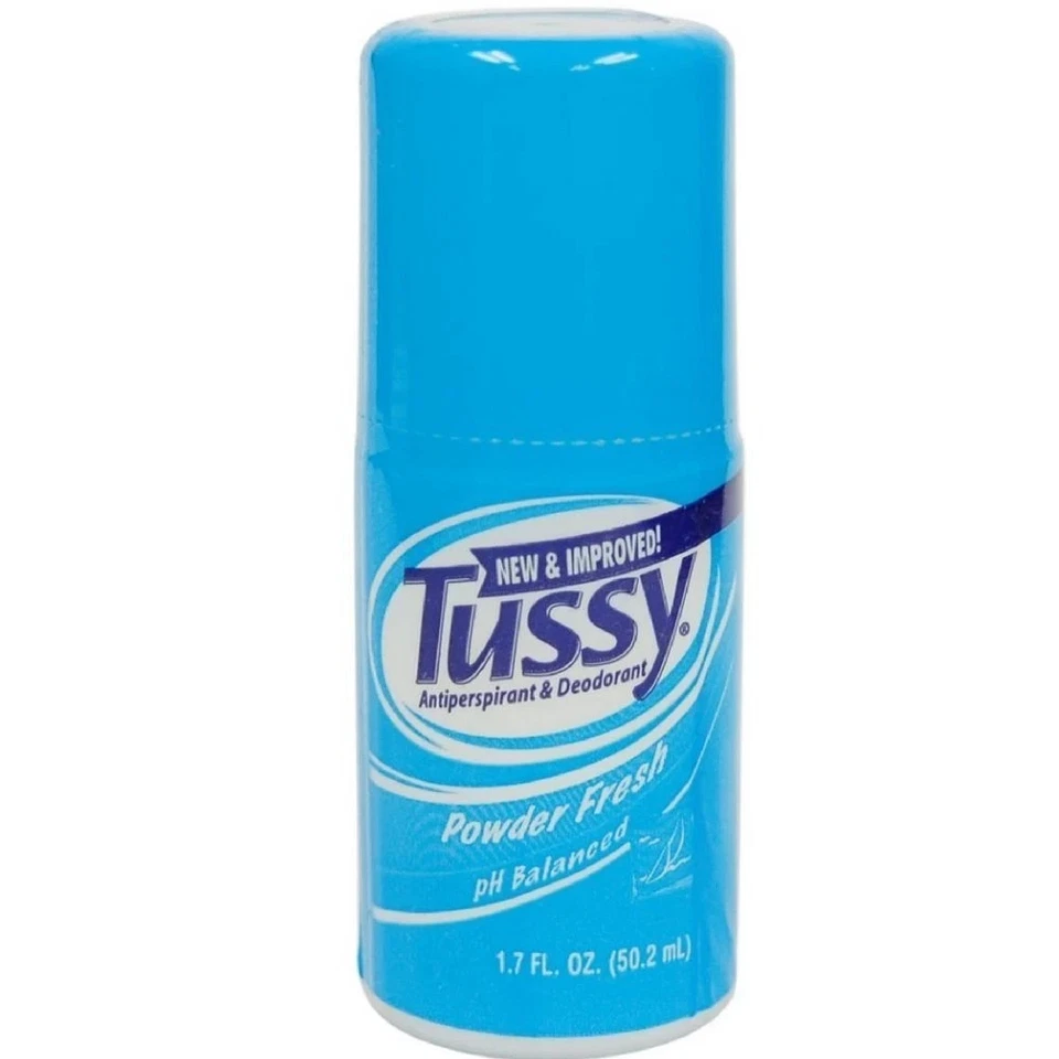 Desodorante antitranspirante Tussy Roll-On, pó fresco, 1,70 oz - Imagem 1 de 1