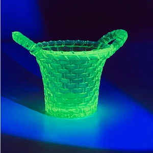 Soporte para palillo de dientes Boyd Glass 2 asas cesta 1998-03 vaselina - B127 - Imagen 1 de 11