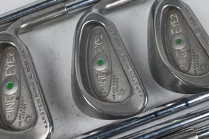 Ping Eye 2 Irons / 4-PW+SW / Green Dot / Stiff Flex Ping ZZ Lite Steel Shafts - Picture 1 of 7