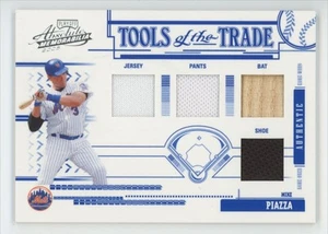 2005 Playoff Absolute Mike Piazza Tools Of The Trade Quad Patch /75 #TT-155 - Picture 1 of 2