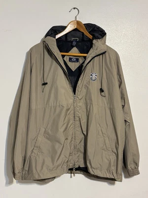 SPECIAL FORCES EMBROIDERED GREEN BERET Vantage Windbreaker Full Zip Men L - Image 1 of 4