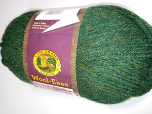 Löwenmarke Wolle-leichtes Kammgarn Gewicht - Waldgrün meliert - 197 Yards - Bild 1 von 2