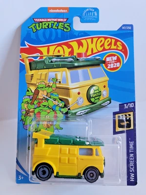 Hot Wheels 2021 HW Screen Time 3/10 Party Wagon Teenage Mutant Ninja Turtles Foto 1 de 3
