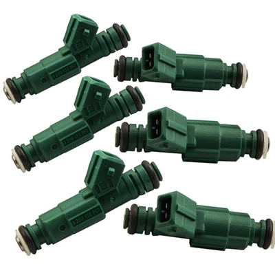 6 Fuel Injectors for Ford BMW E36 E46 M50 M52 S50 M3 TURBO 290cc 42LB 0280155968 - image 1 of 4