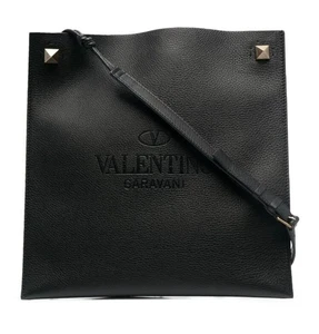 BOLSO MENSAJERO MUJER VALENTINO GARAVANI CUERO NEGRO TACHONADO PRECIO DE VENTA SUGERIDO POR EL FABRICANTE 1199 £ ANUNCIO - Imagen 1 de 6