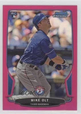 2013 Bowman Chrome Magenta Refractor /35 Mike Olt #83 Rookie RC - Image 1 of 2
