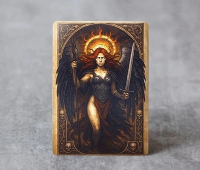 Manuscript Illuminated fan art of Kaalia | MTG Satirical Fan ARt - Image 1 of 3