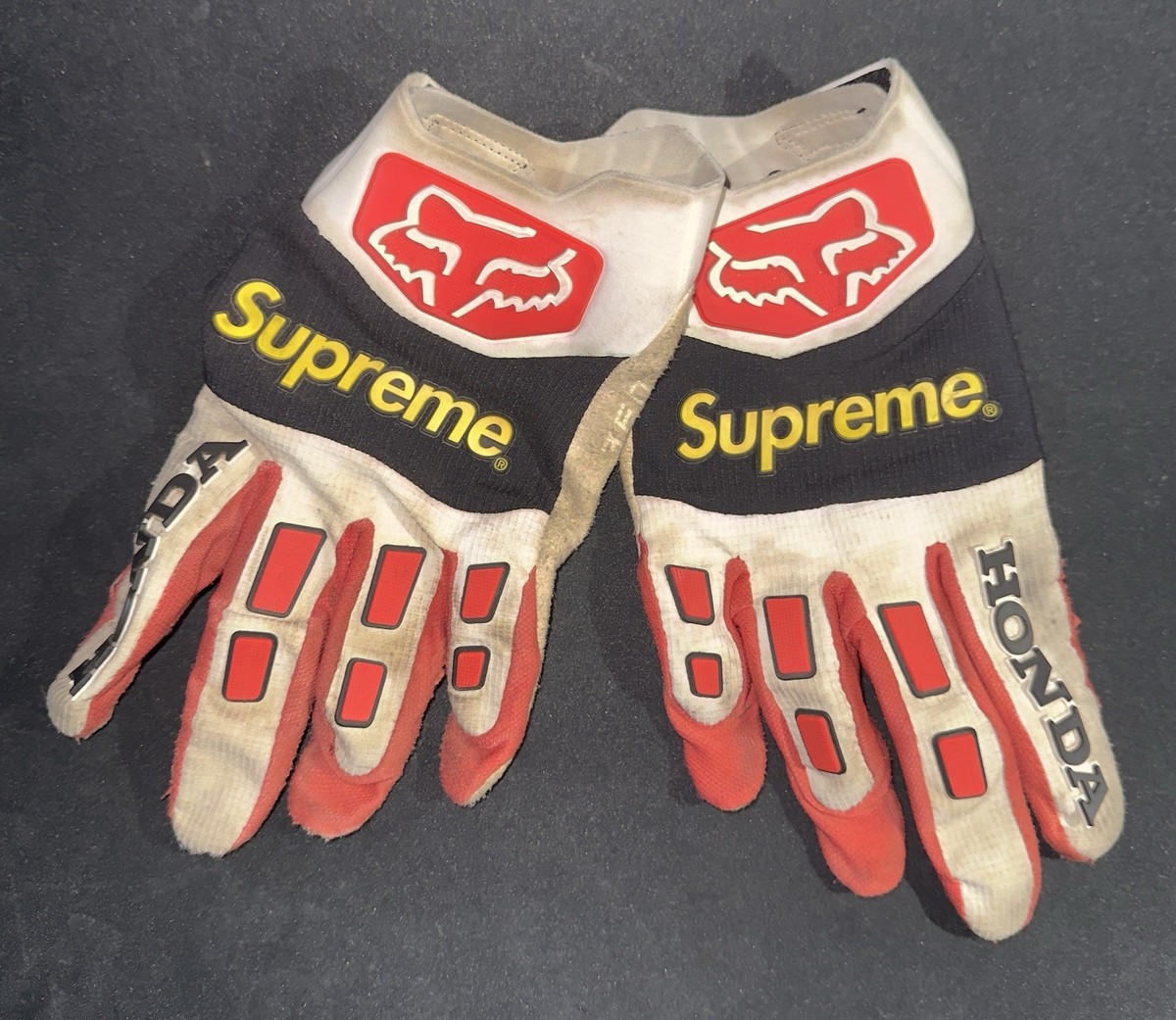 Supreme Honda Fox Racing Gloves - Size L *USED* | eBay