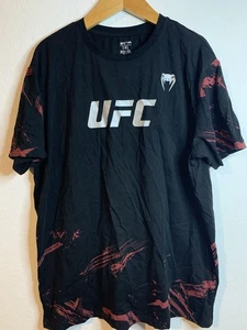 UFC VENUM Fight week Black Unisex Adult Short Sleeve Graphic Tee Size XL - Picture 1 of 2
