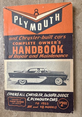 1955 Plymouth & Chrysler Cars: Owners Handbook of Repair & Maintenance; 256 Pgs - Изображение 1 из 4