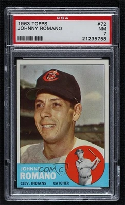 1963 Topps Johnny Romano #72 PSA 7 - Image 1 of 2