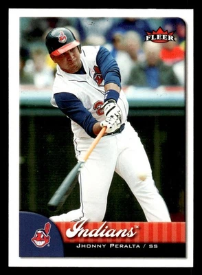 Tarjeta Fleer #238 2007 Jhonny Peralta Cleveland Indians Foto 1 de 2