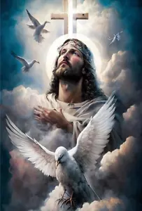 Religious Diamond Art Kits for Adults Beginners,Jesus Diamond Painting Kits for - Picture 1 of 7
