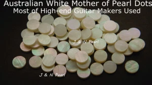 100+5 piezas Gratis 9 mm Blanco Australiano Madre Perla Material Incrustado Puntos, Ojos - Imagen 1 de 4
