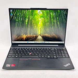 Lenovo ThinkPad E16 Gen 1 21JT 16" AMD Ryzen 5 7430U 2.3GHz 16GB RAM 1TB SSD - Picture 1 of 12
