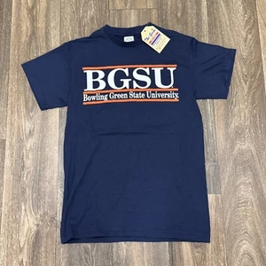 VTG Bowling Green State University Shirt Men's Small Blue Delta Pro Weight Y2K - Picture 1 of 7
