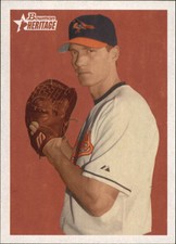 2006 Bowman Heritage Baltimore Orioles Baseball Card #151 Kris Benson