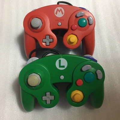 Club Nintendo Limited Gamecube Controller Mario & Luigi TESTED lot2 Japan - Image 1 of 4