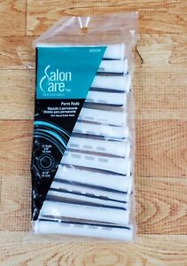 Salon Care White Long Curved Perm Rods New