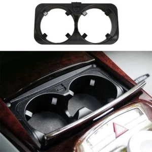 Black Central Console Drinks Cup Holder Trim Fit For Benz S-Class W221 2009-2013 - Picture 1 of 11