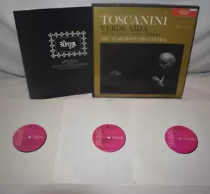 Toscanini Verde Aida NBC Symphony Orchestra 3 LP Box Set RCA-6113 e + Booklet EX - Picture 1 of 11