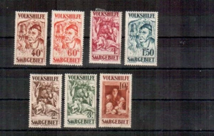 Saargebiet Michelnr. 144 - 150  Originalgummi mit Falz  ( intern :38750) - Bild 1 von 1