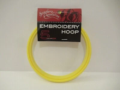 Stitcher's Revolution - Embroidery Hoop - 5 Inch - Yellow - New - Image 1 of 2