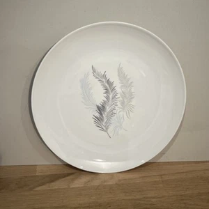 Plat Grande Assiette De Présentation Porcelaine de Limoges Raynaud Motif Plumes - Picture 1 of 5