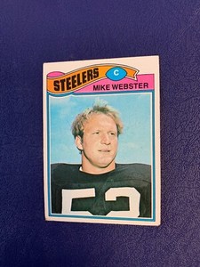 1977 Topps Football #99 Mike Webster RC - Steelers HOF Rookie - Set Filler