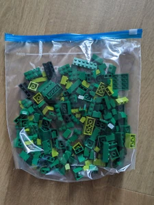 Paquete de ladrillos Lego verde y verde pálido - bolsa 234 g - Imagen 1 de 1