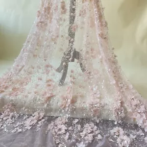 Ausverkauf Abendkleid Kostüm Spitze Tüll Blumen Stickerei Röcke Stoff 1 - Bild 1 von 6