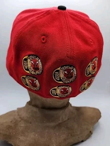 RARE New Era 59Fifty Hardwood Classic Chicago Bulls 6 Rings Fitted Cap SZ 7 3/8 - Picture 1 of 10