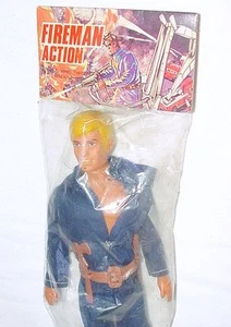 MoltQ MOLTO Spain Action Man FIRE FIGHTER MAN 12" Action Figure MIB`76 TOP RARE! - Picture 1 of 3