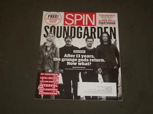 2010 SEPTEMBER SPIN MAGAZINE - SOUNDGARDEN COVER - GREAT PHOTOS - B 2097 - Picture 1 of 2