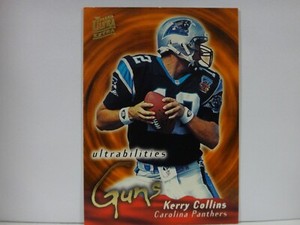 1995 Fleer Ultra Ultrabilities Kerry Collins #10 Rookie RC