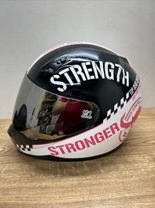 SPEED AND STRENGTH TOP DEAD CENTER SS700 HELMET GLOSS PINK/BLACK/WHITE - Picture 1 of 19