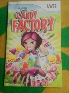 Candace Kanes Candy Factory Wii Instruction Booklet - Picture 1 of 1