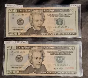 2 - SOI - 1st TEST RUN -Twenty Dollar Star Notes-2006/2009 New 50 Subject MACRO. - Picture 1 of 6