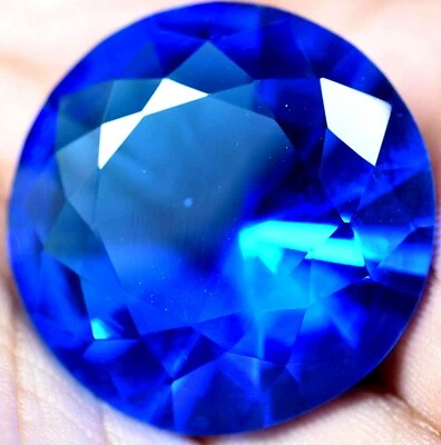 Lab Created 51.60 Ct Lustrous Blue Tanzanite GGL Certified Sparkling AAA+ Gem - Image 1 of 4