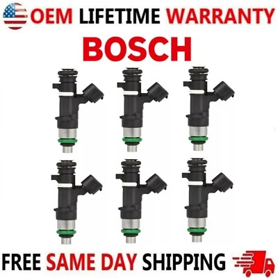 6x Inyectores de combustible Bosch OEM aptos para Nissan Quest Altima 2003-2009 3,5 L V6 0280158005 Foto 1 de 4